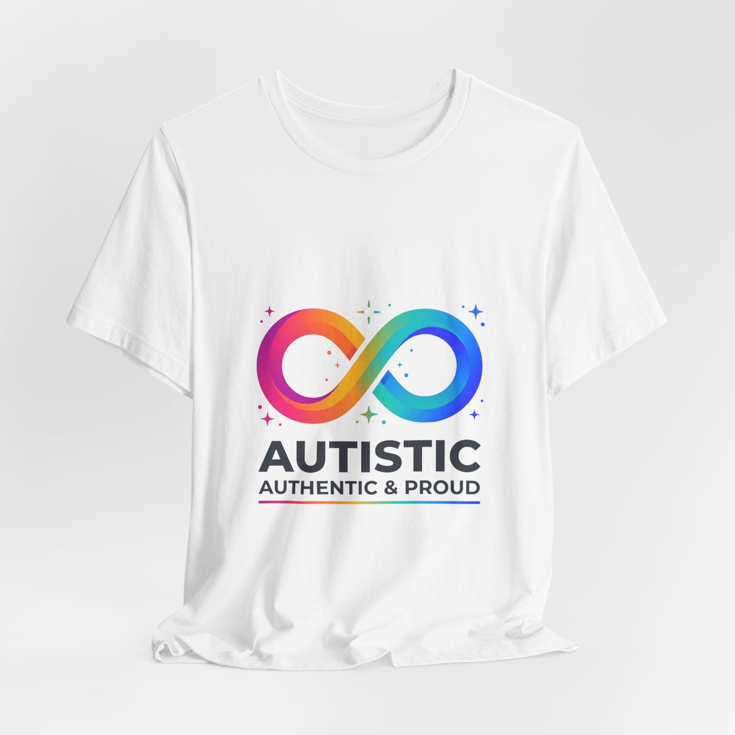 Autistic Authentic & Proud Tee | neurodiversity, autistic pride