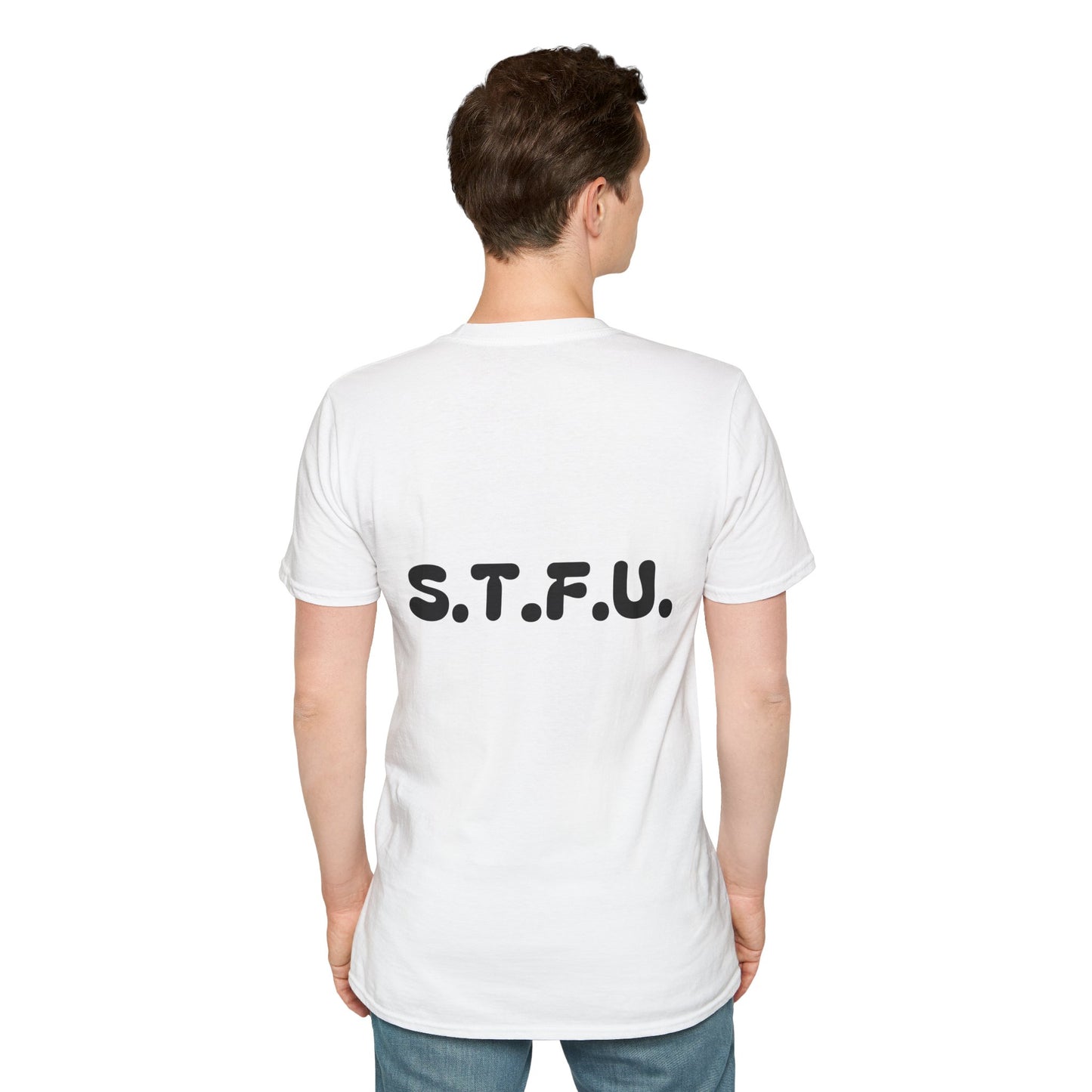 “Please… S.T.F.U.” Tee – Politeness with a plot twist.