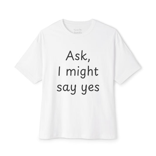 Unisex Oversized Boxy Tee