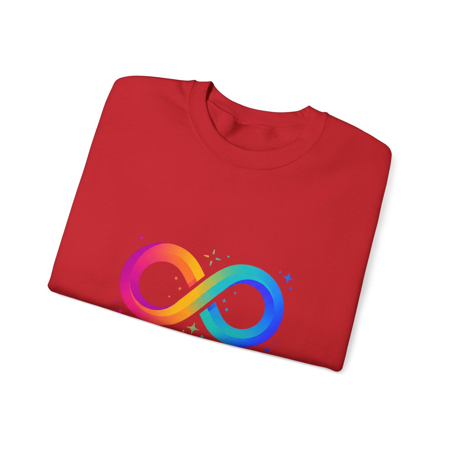 Autistic Authentic & Proud Infinity Logo Sweatshirt | neurodiversity, sensory-friendly