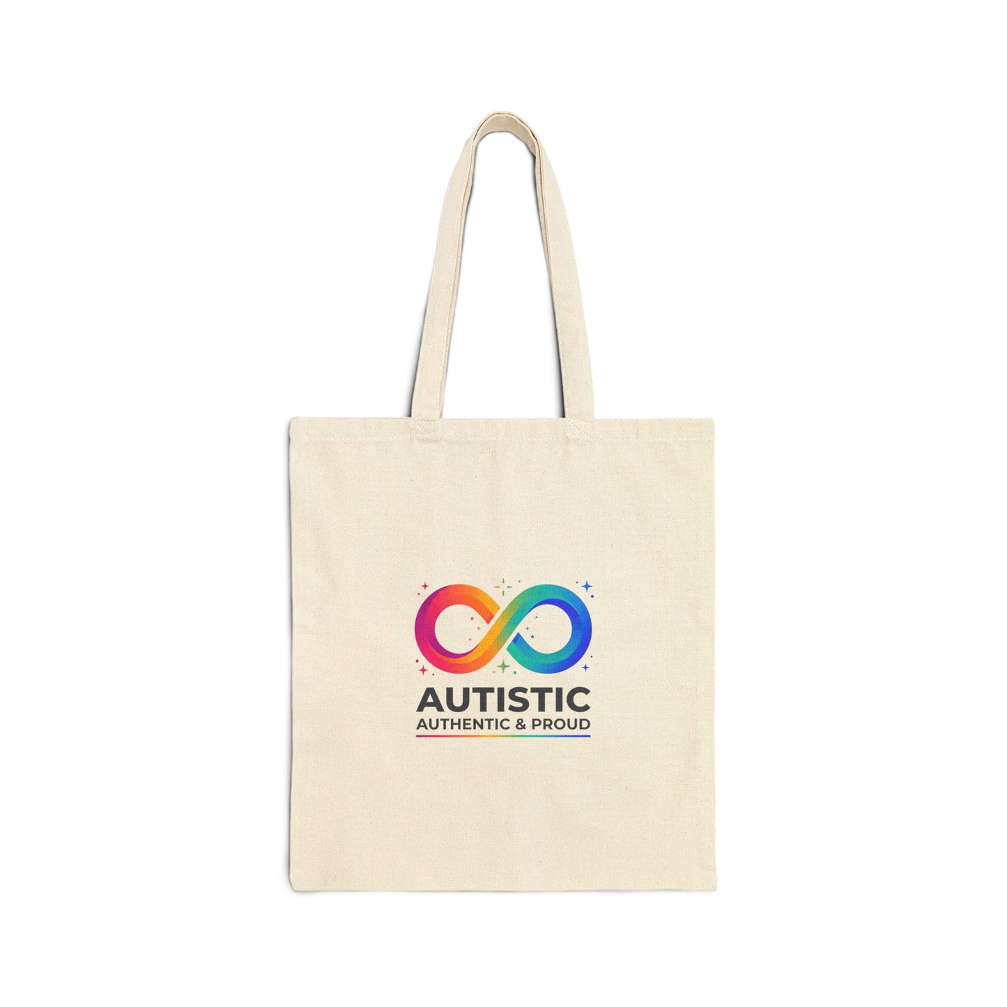 Autistic Pride Infinity Logo Tote | Neurodiversity, Affirming Identity