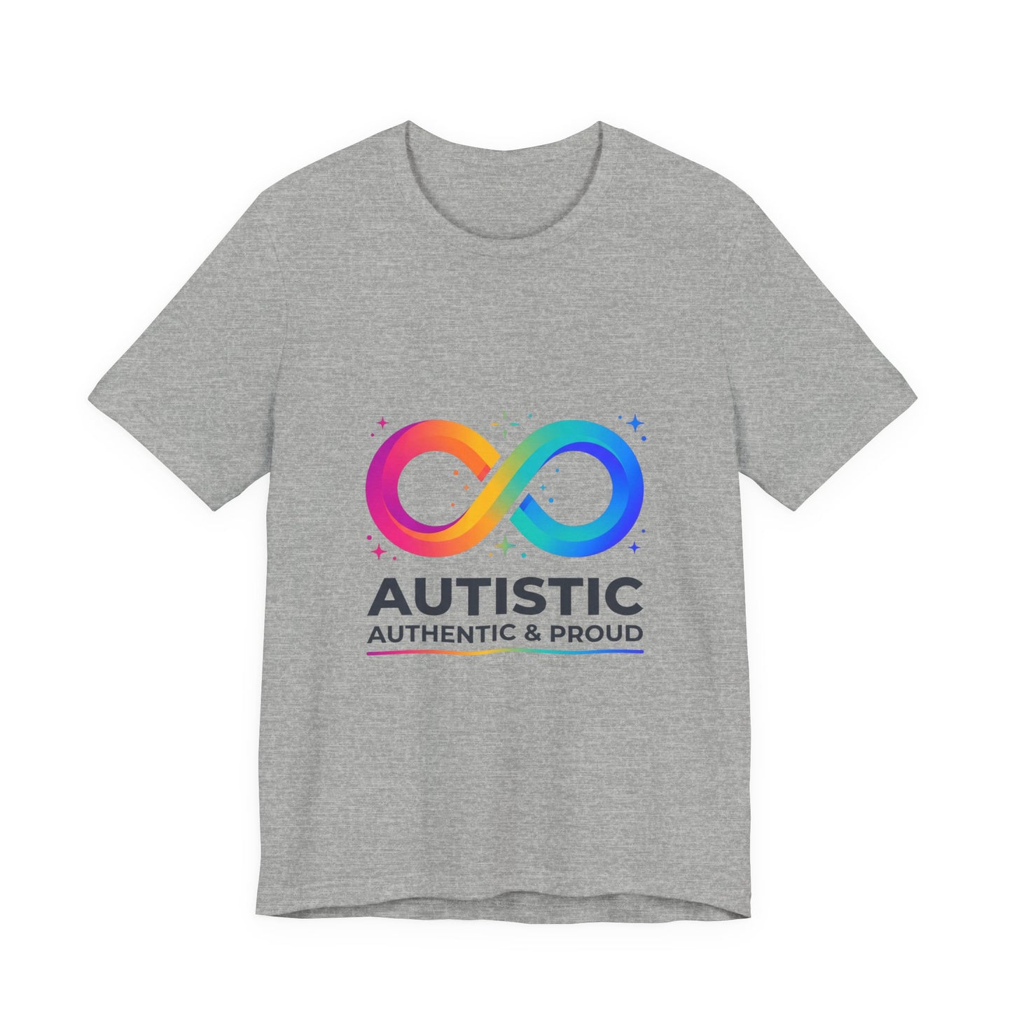 Autistic Authentic & Proud Tee | neurodiversity, autistic pride
