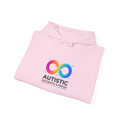 Autistic, Authentic & Proud Hoodie | neurodiversity autistic pride, affirming