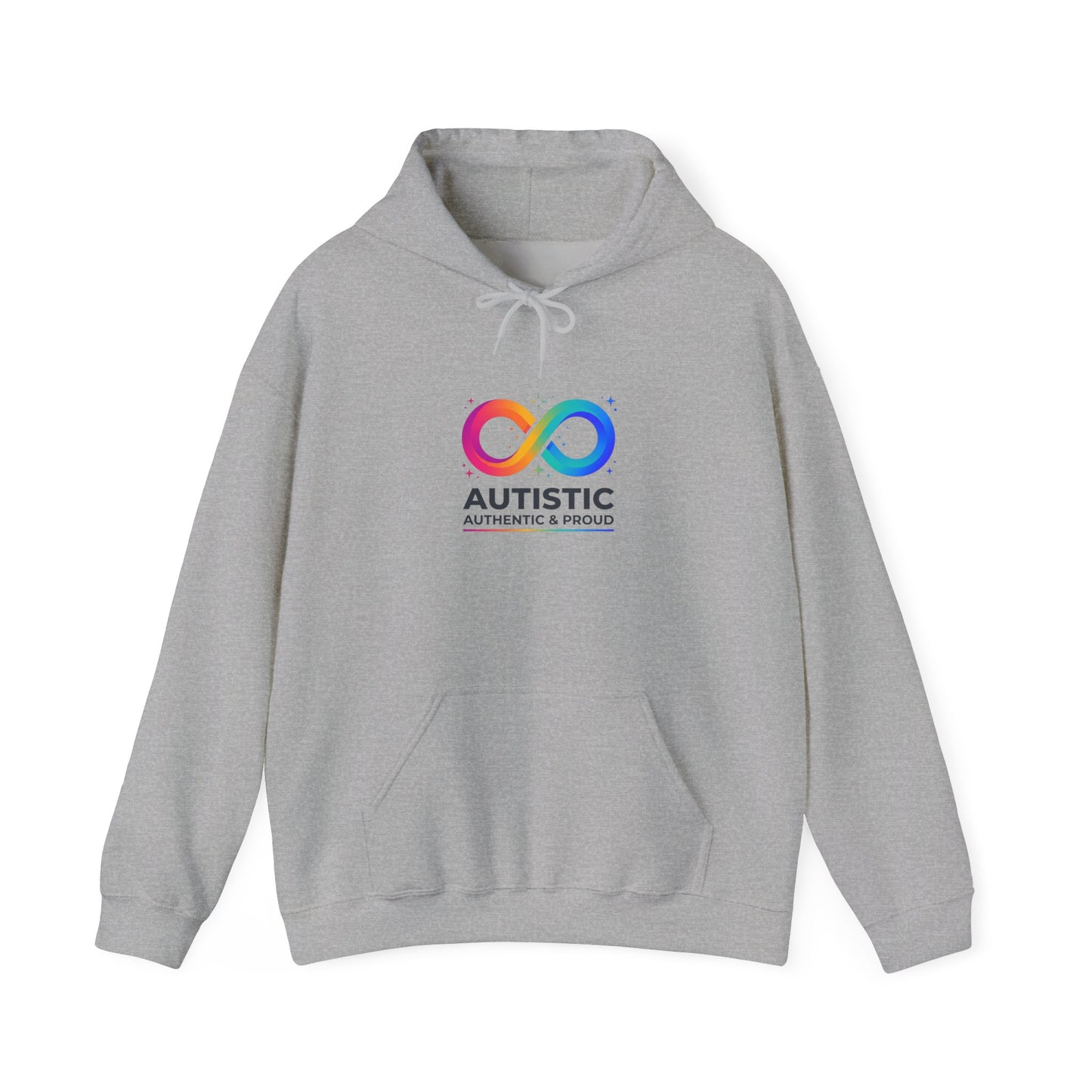 Autistic, Authentic & Proud Hoodie | neurodiversity autistic pride, affirming