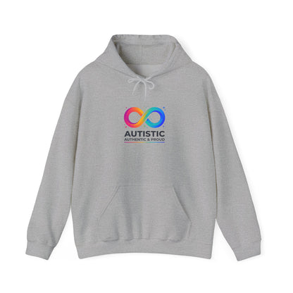 Autistic, Authentic & Proud Hoodie | neurodiversity autistic pride, affirming