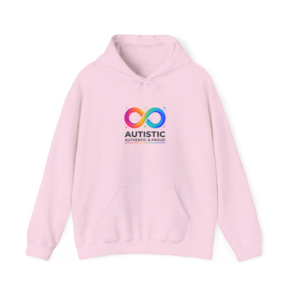 Autistic, Authentic & Proud Hoodie | neurodiversity autistic pride, affirming