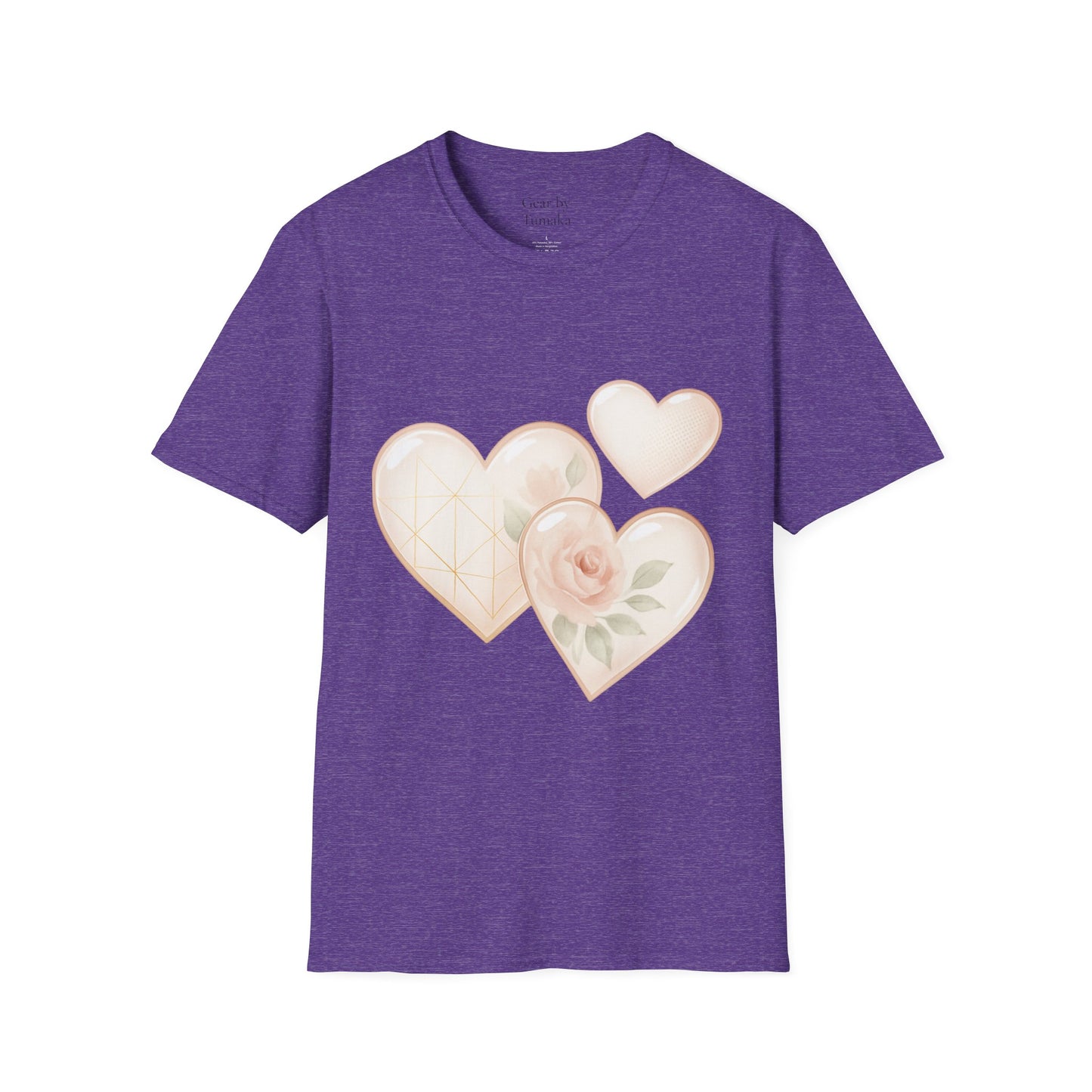 - “Watercolor Hearts & Rose” Tee – A wearable daydream