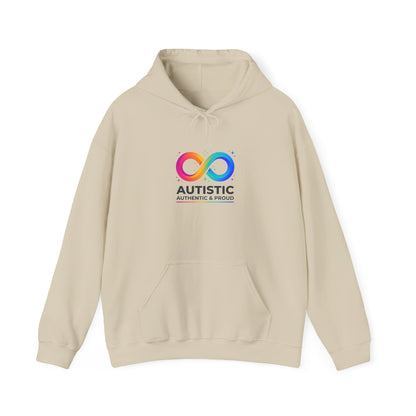 Autistic, Authentic & Proud Hoodie | neurodiversity autistic pride, affirming