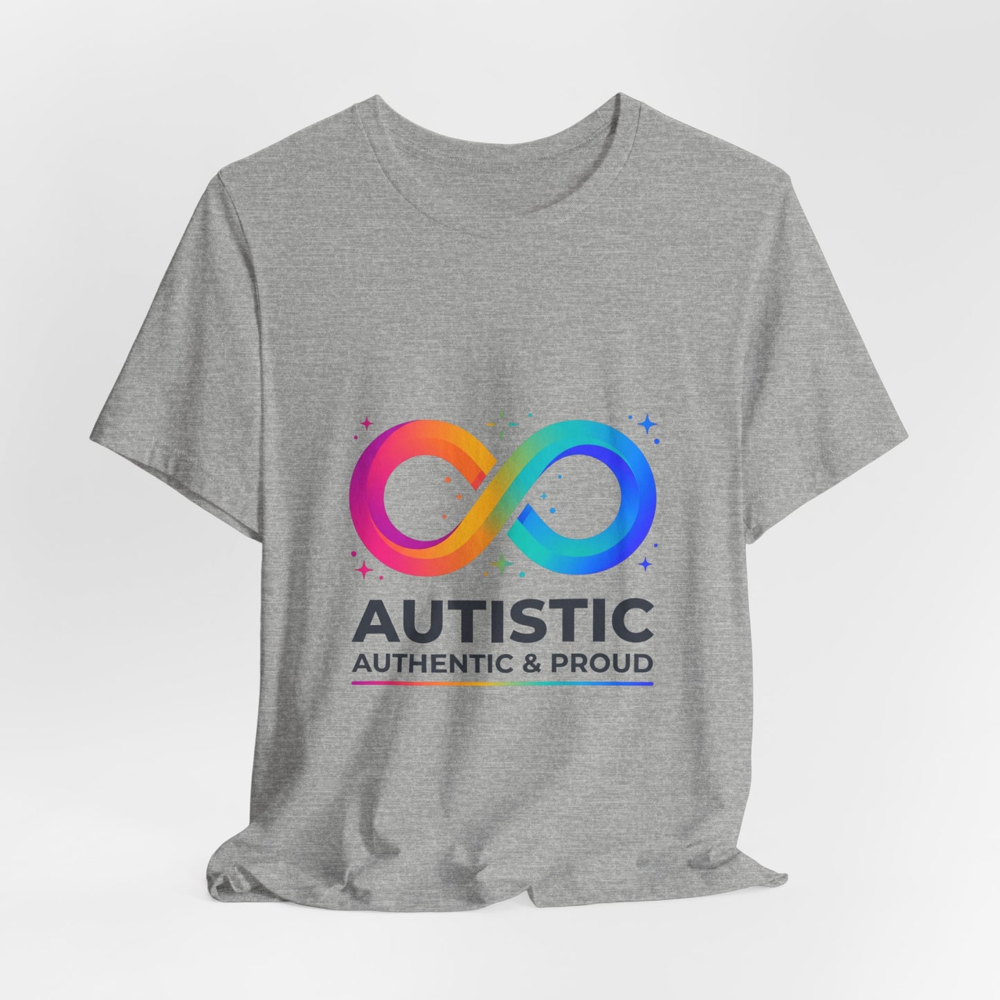 Autistic Authentic & Proud Tee | neurodiversity, autistic pride