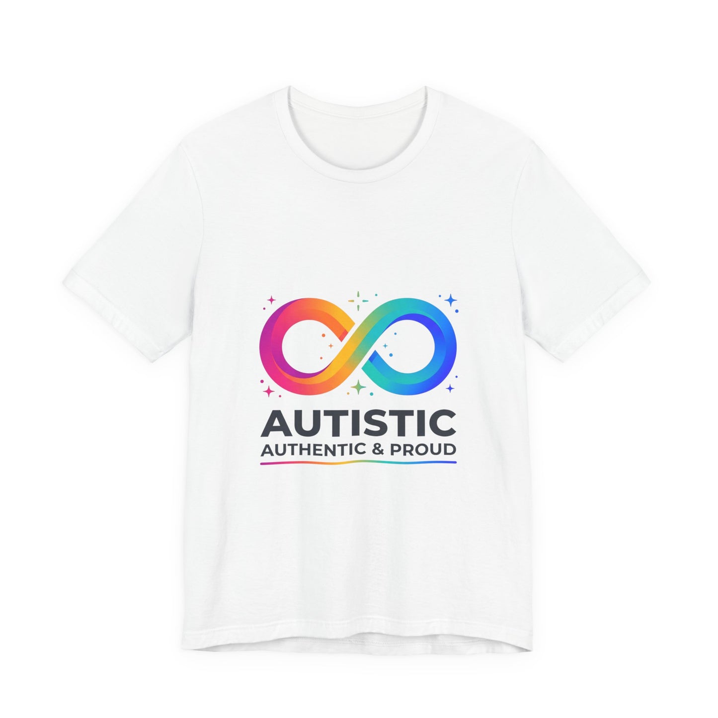 Autistic Authentic & Proud Tee | neurodiversity, autistic pride