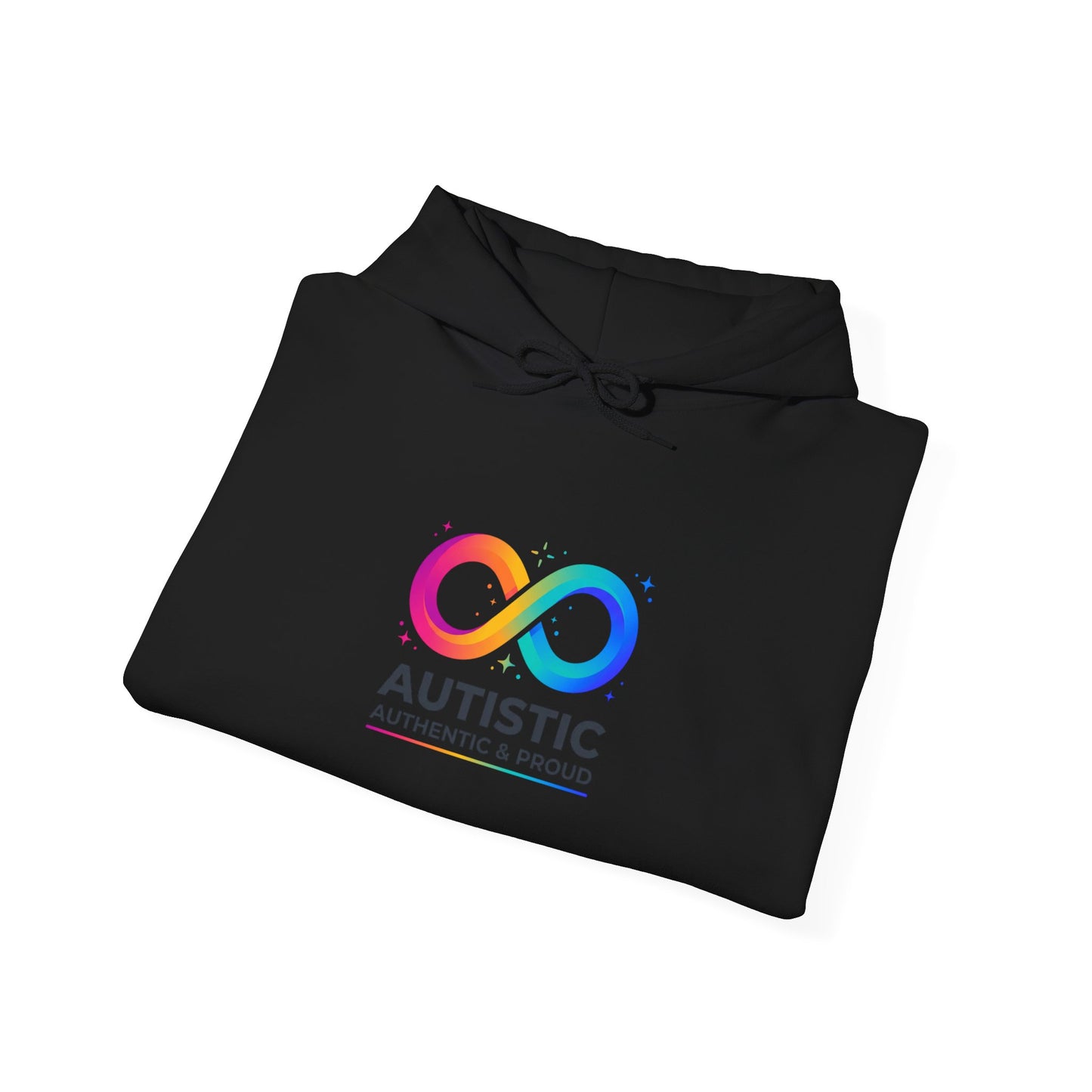 Autistic, Authentic & Proud Hoodie | neurodiversity autistic pride, affirming