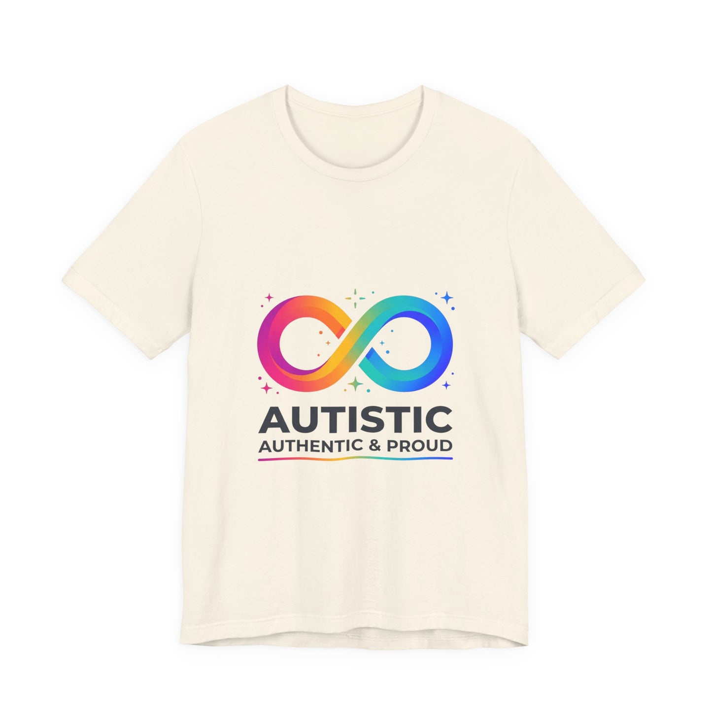 Autistic Authentic & Proud Tee | neurodiversity, autistic pride
