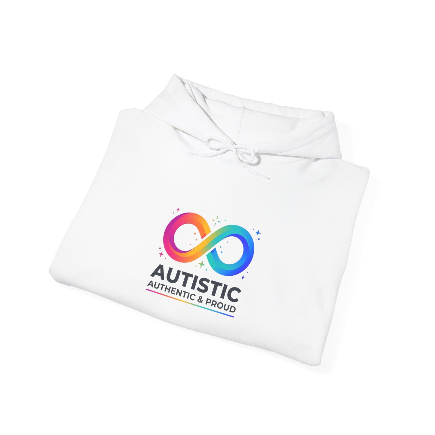Autistic, Authentic & Proud Hoodie | neurodiversity autistic pride, affirming
