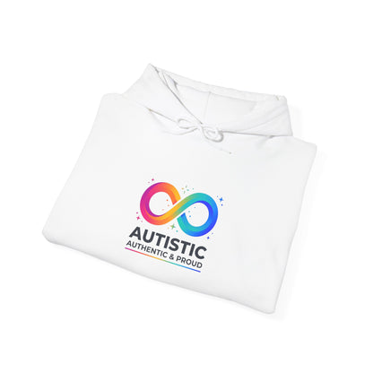 Autistic, Authentic & Proud Hoodie | neurodiversity autistic pride, affirming