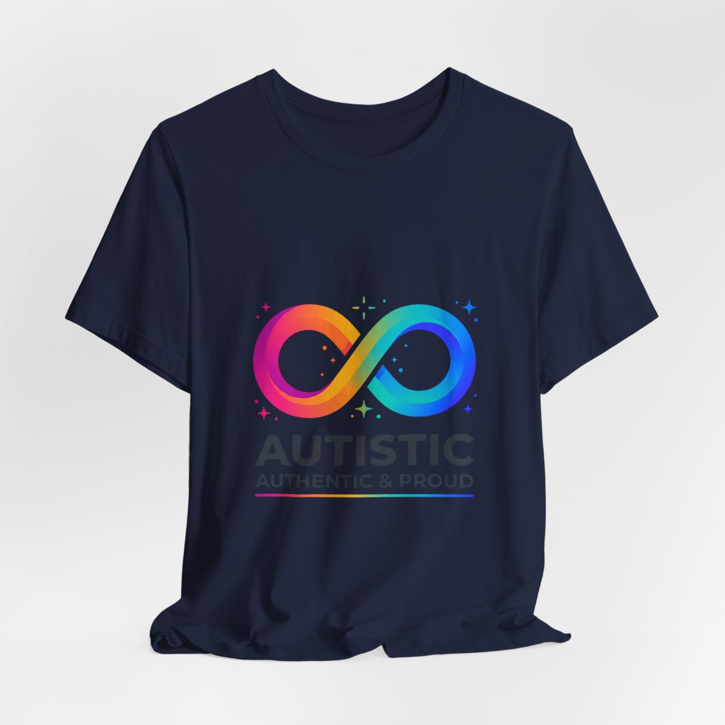 Autistic Authentic & Proud Tee | neurodiversity, autistic pride