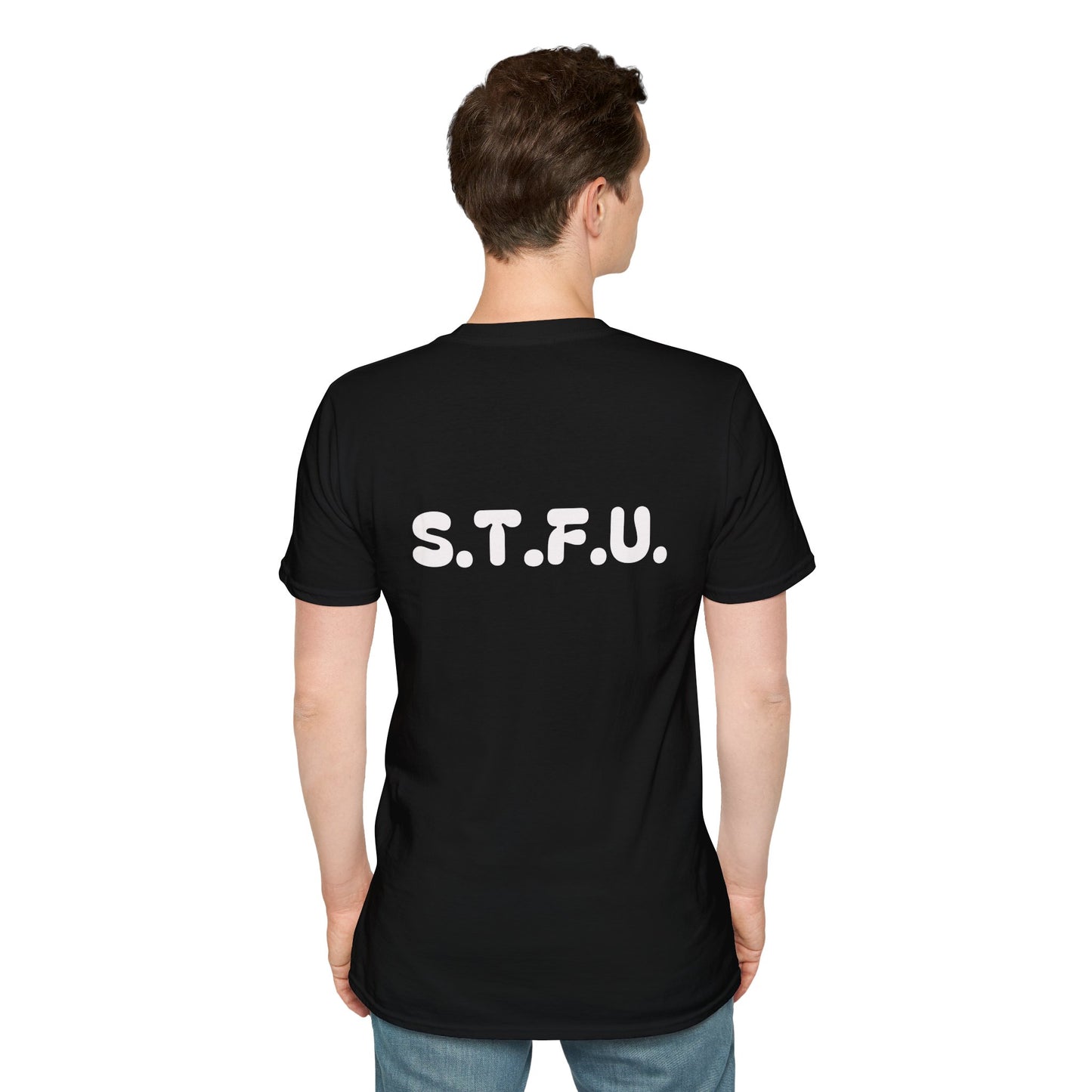 “Please… S.T.F.U.” Tee – Politeness with a plot twist.
