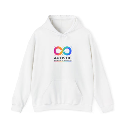 Autistic, Authentic & Proud Hoodie | neurodiversity autistic pride, affirming