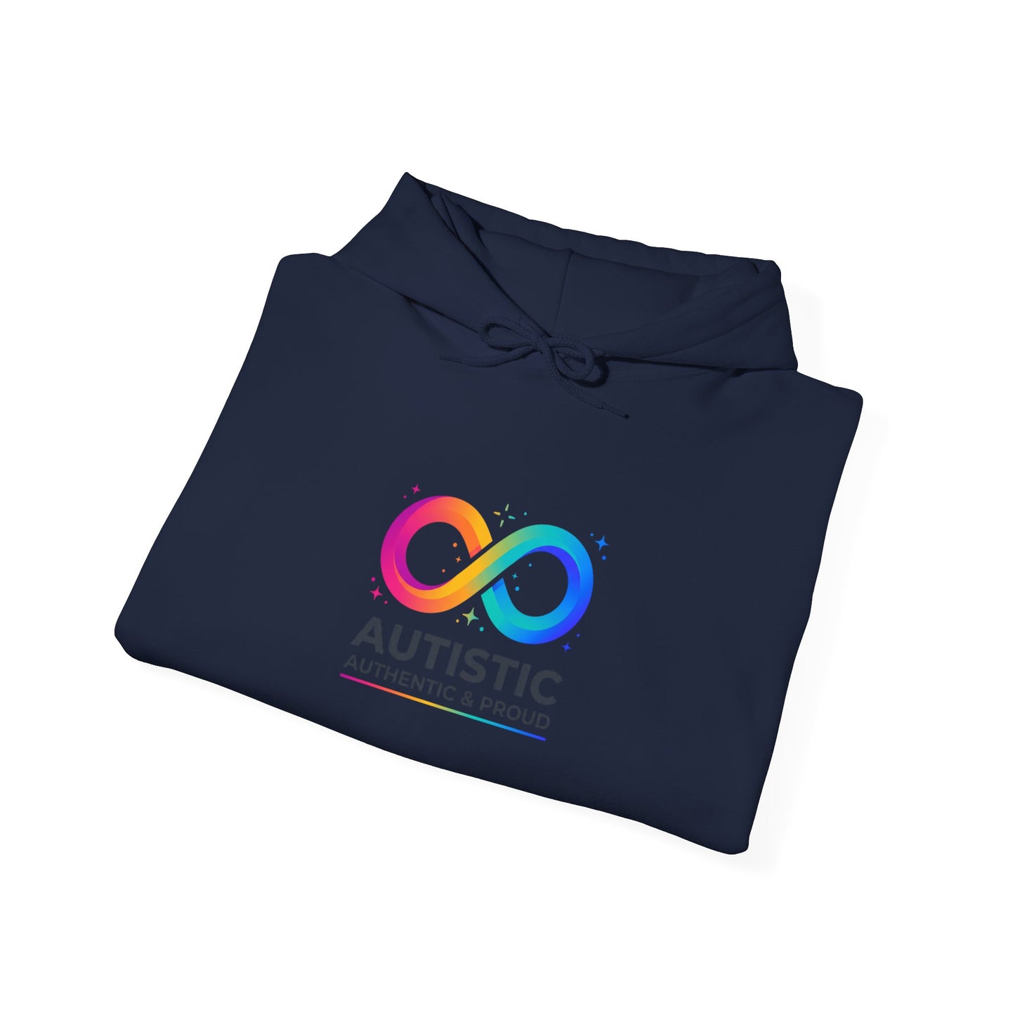 Autistic, Authentic & Proud Hoodie | neurodiversity autistic pride, affirming