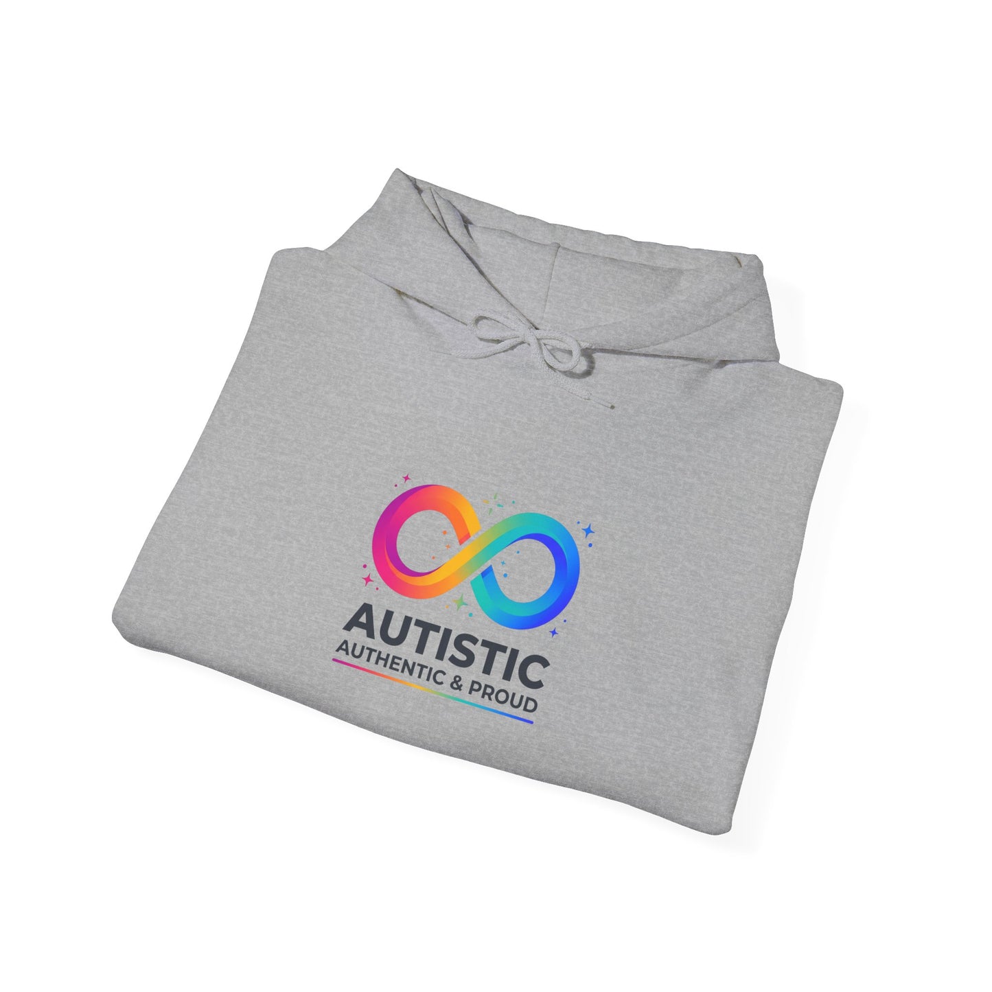 Autistic, Authentic & Proud Hoodie | neurodiversity autistic pride, affirming