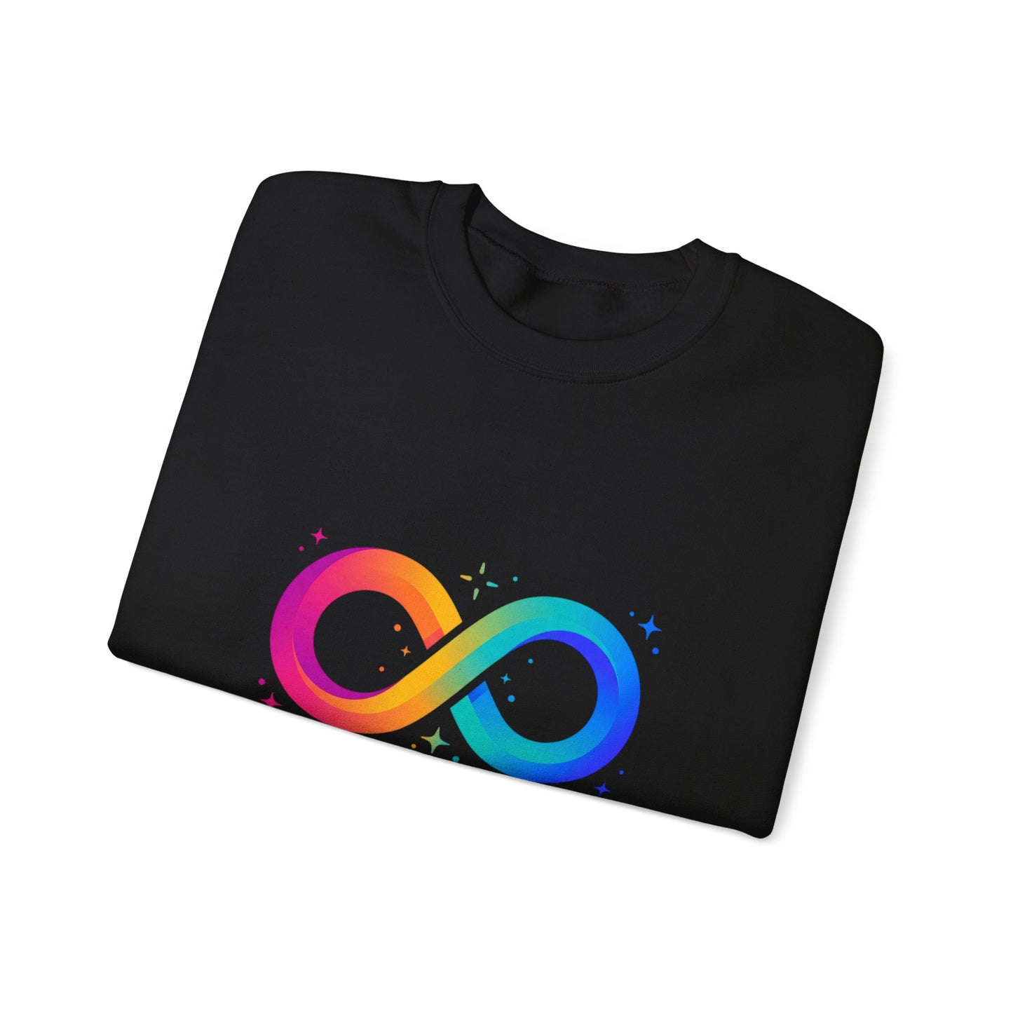 Autistic Authentic & Proud Infinity Logo Sweatshirt | neurodiversity, sensory-friendly