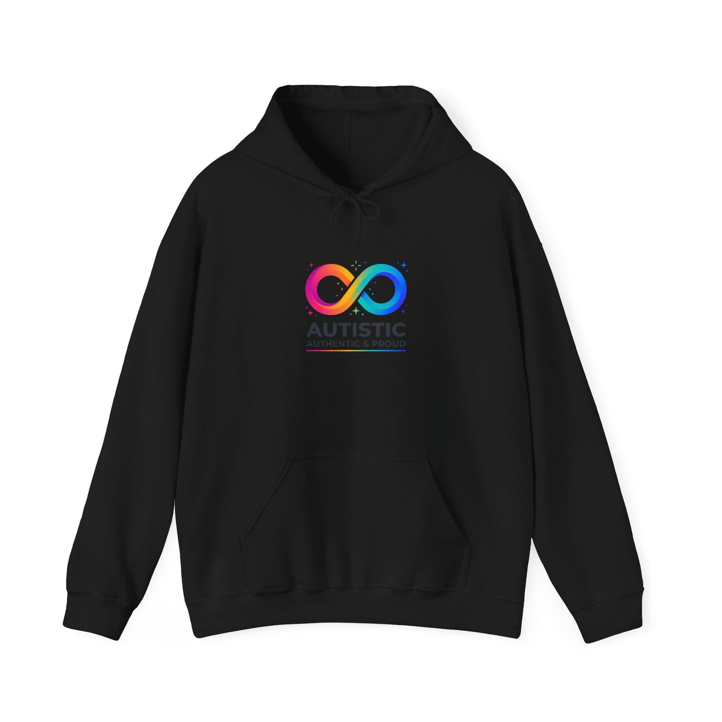 Autistic, Authentic & Proud Hoodie | neurodiversity autistic pride, affirming